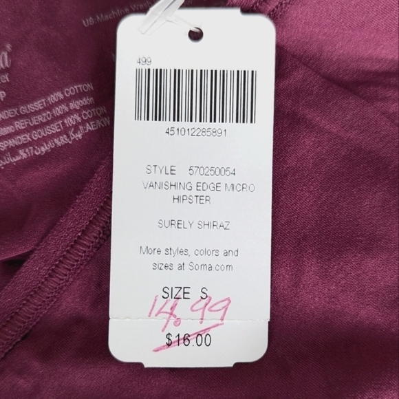 SOMA Vanishing Edge Micro Hipsters - Picture 6 of 8